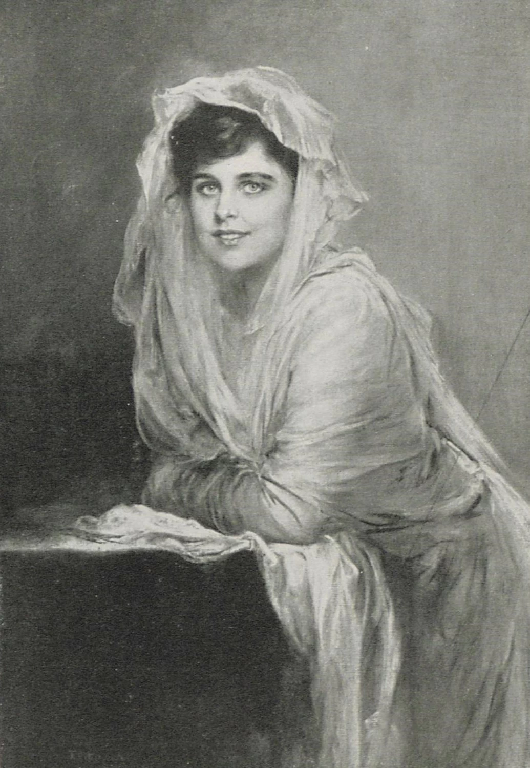 Ritratto della cantante Geraldine Farrar
